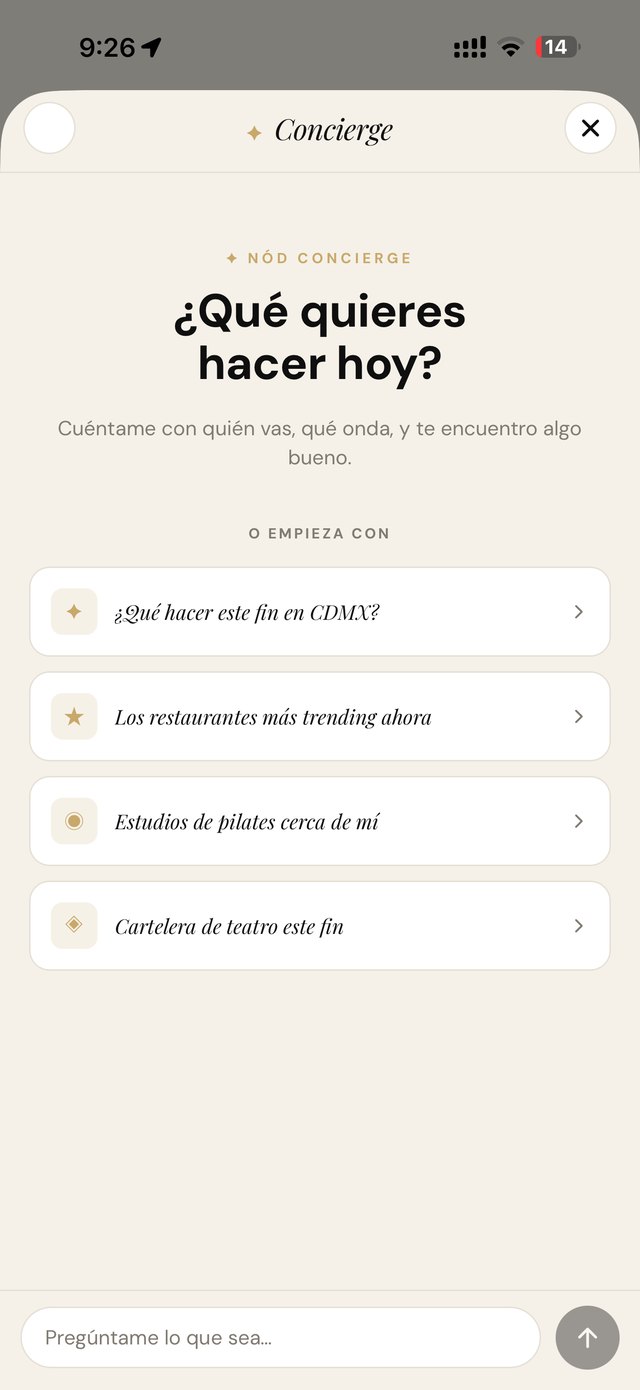 AI Concierge de NóD